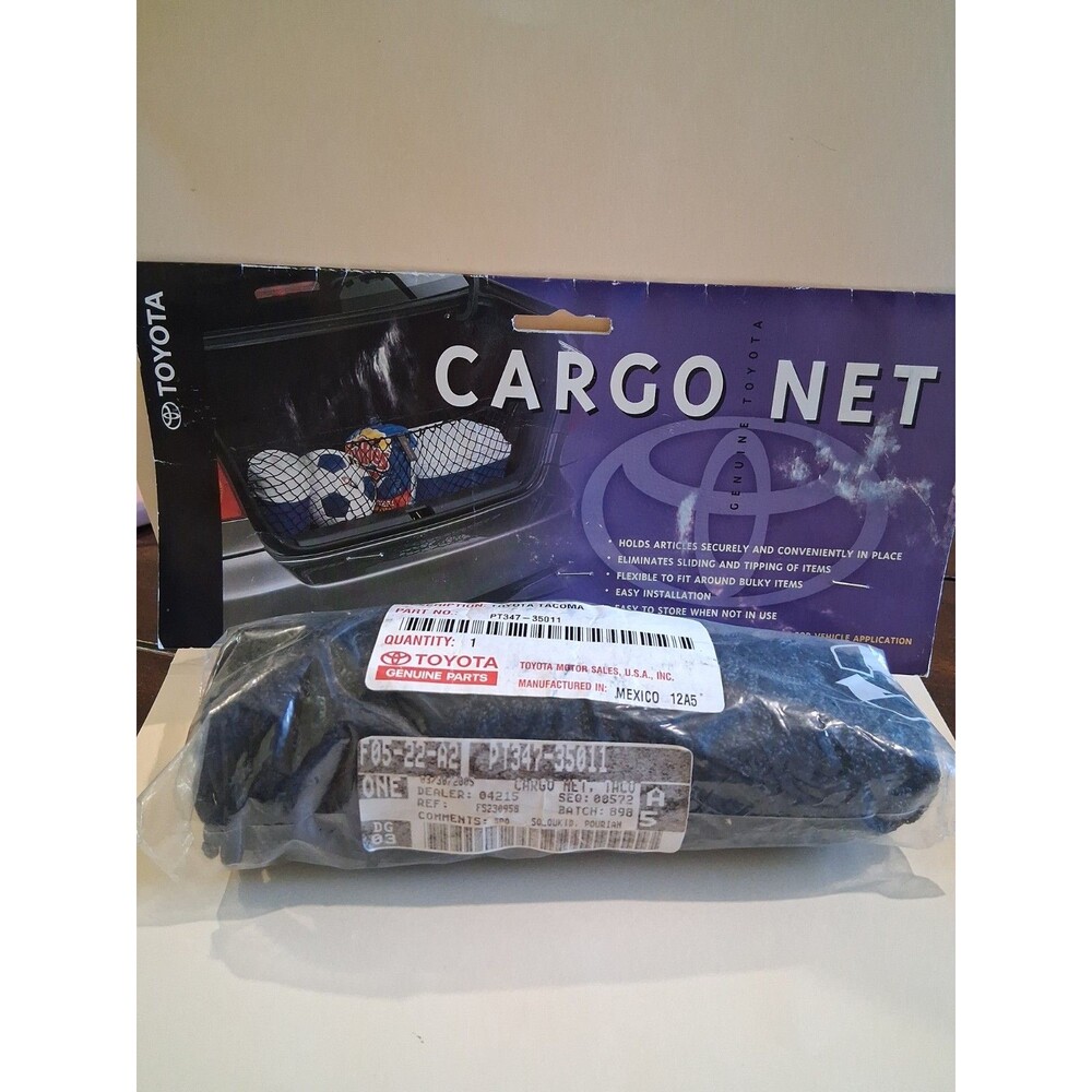 Genuine OEM Toyota Tacoma Cargo Net PT347-35011 2001-2004 1st Gen Bed Mesh New